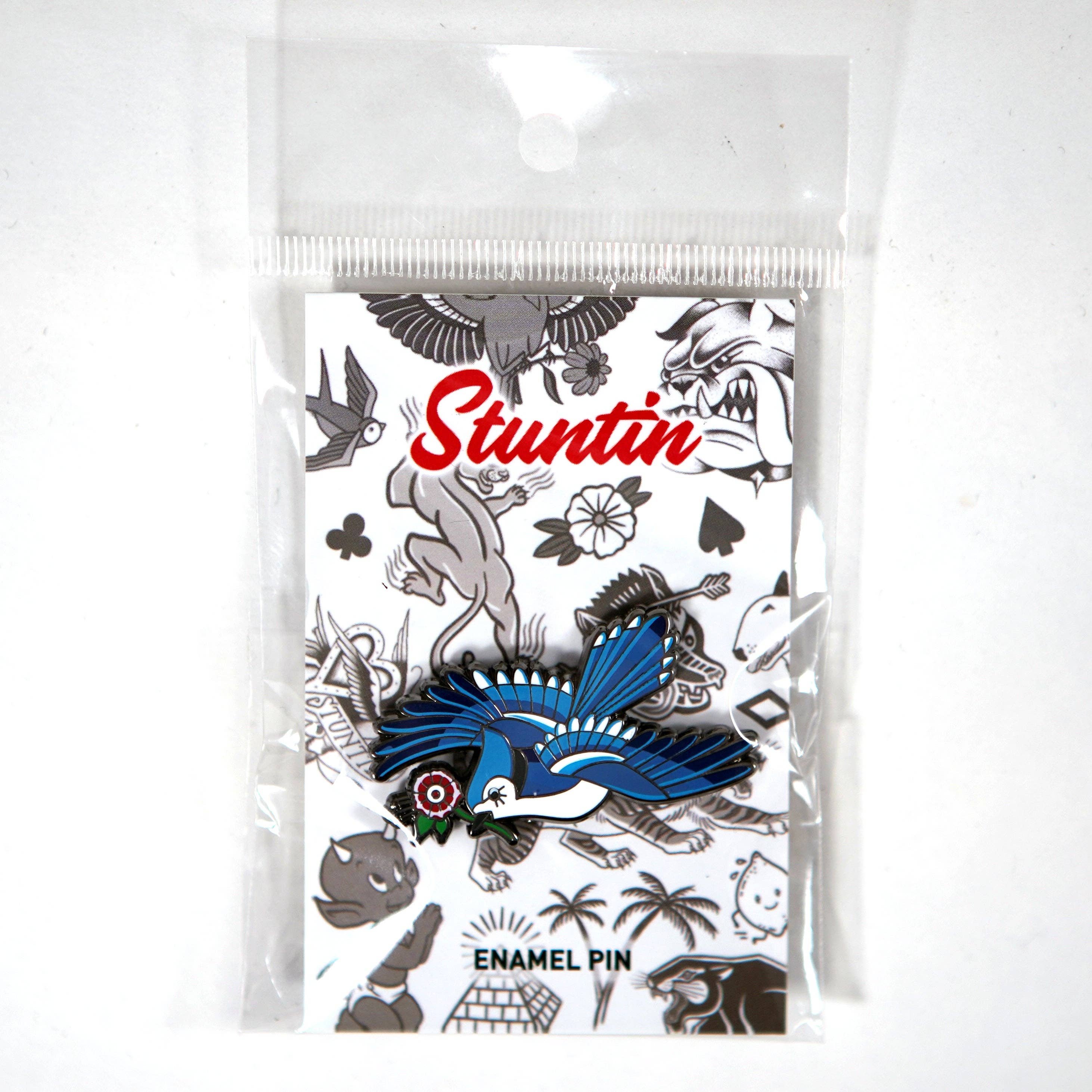Blue Jay Enamel Pin