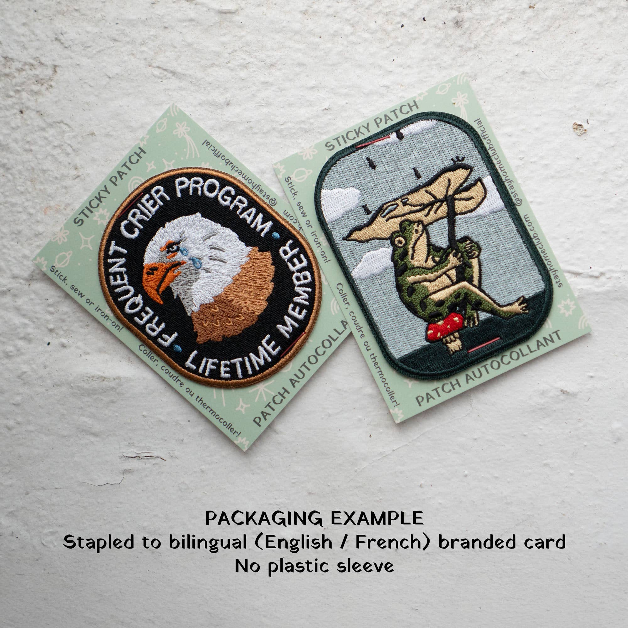 Scrappy Raccoon Sticky Patch