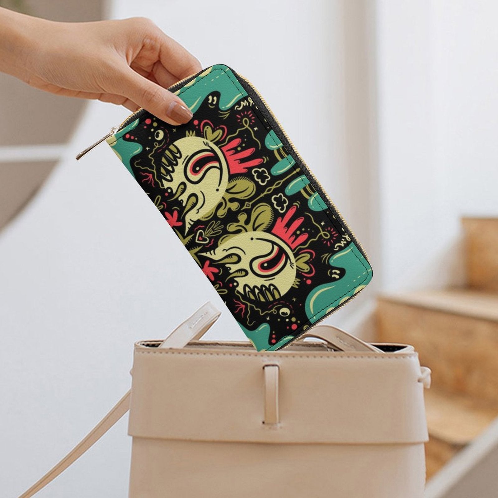 Why Not? Zippered Wallet