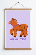 Off You Trot Art Print - 8x10