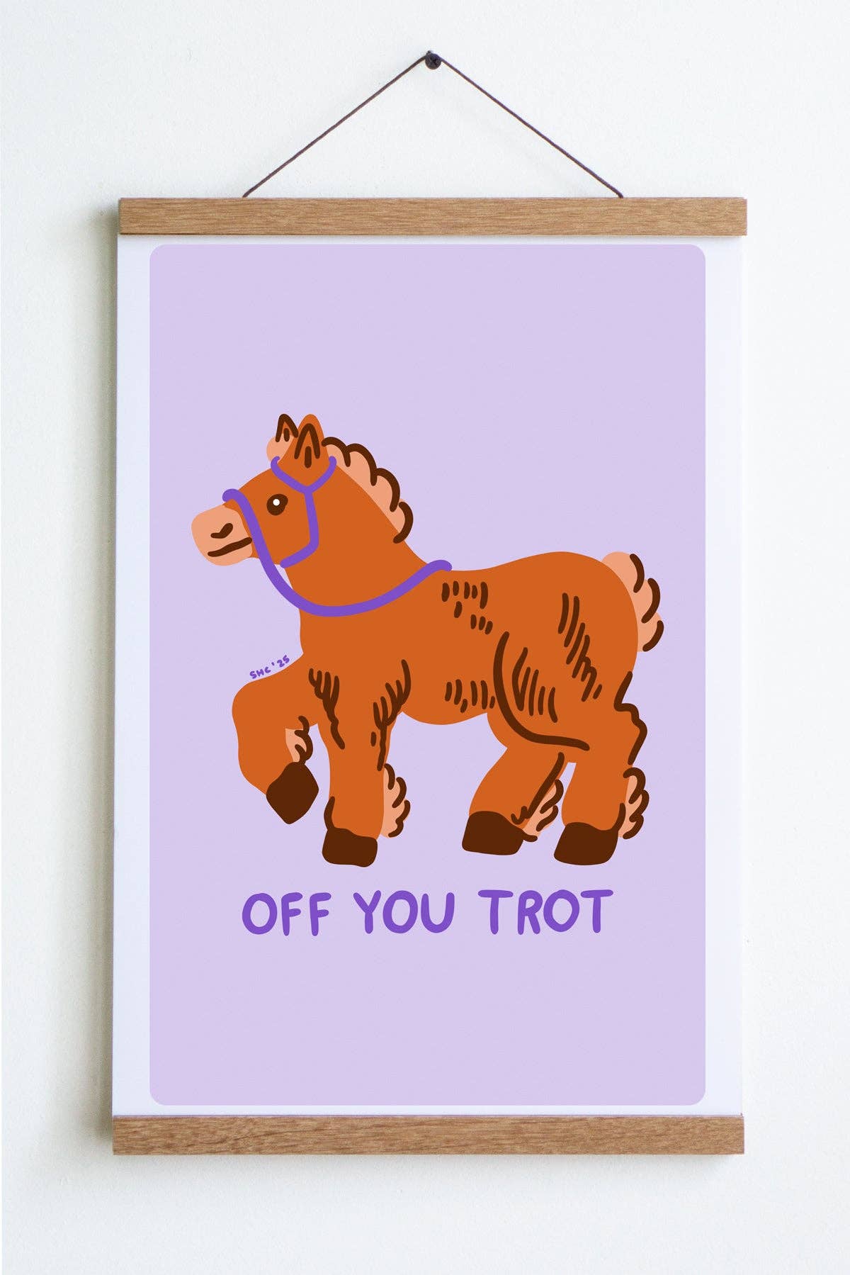 Off You Trot Art Print - 8x10