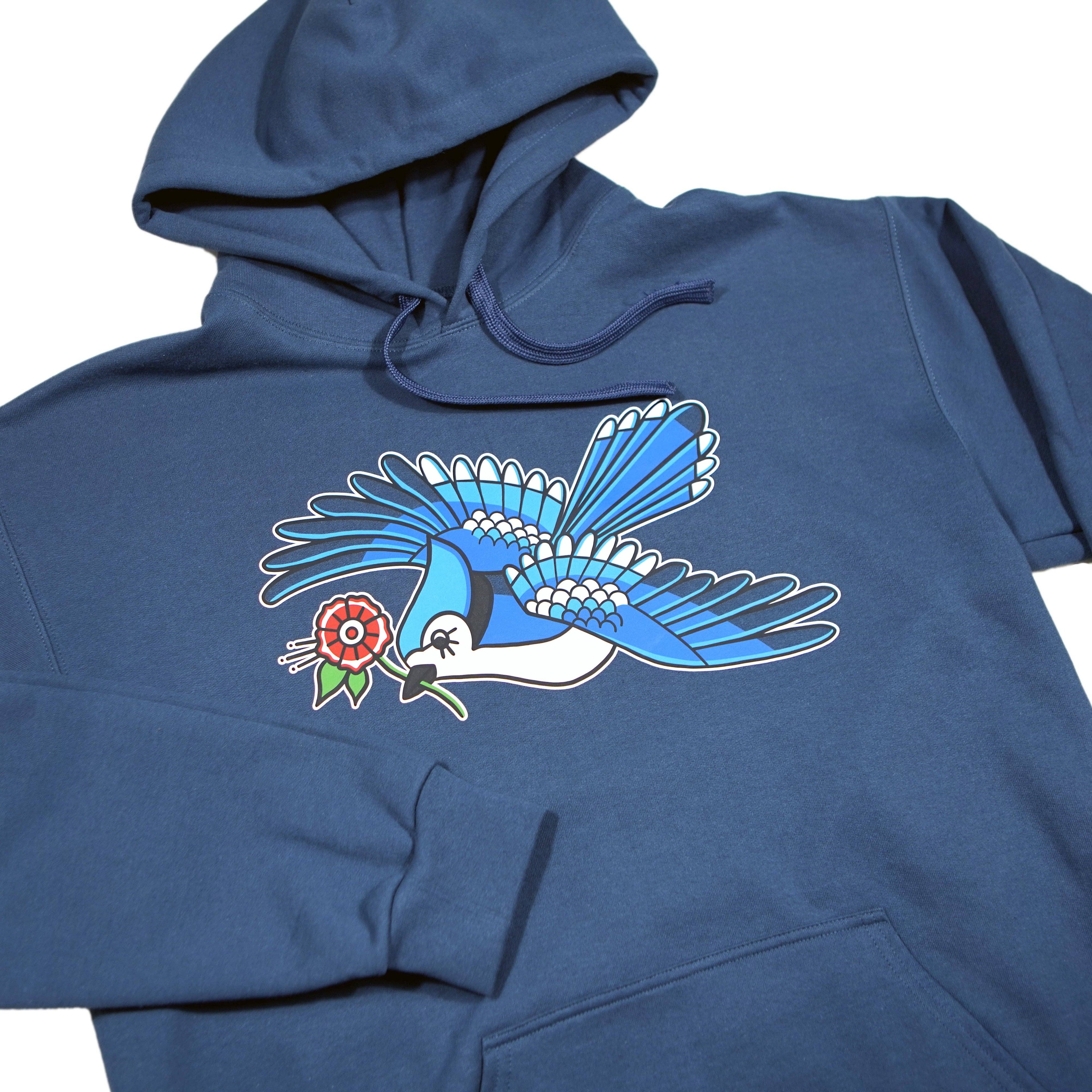 Blue Jay Hoodie: L