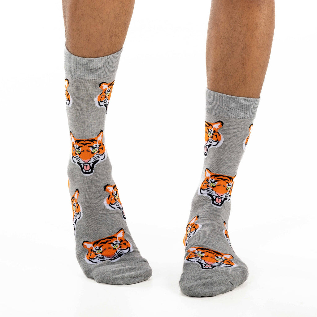Grey Tigers Socks - M/L
