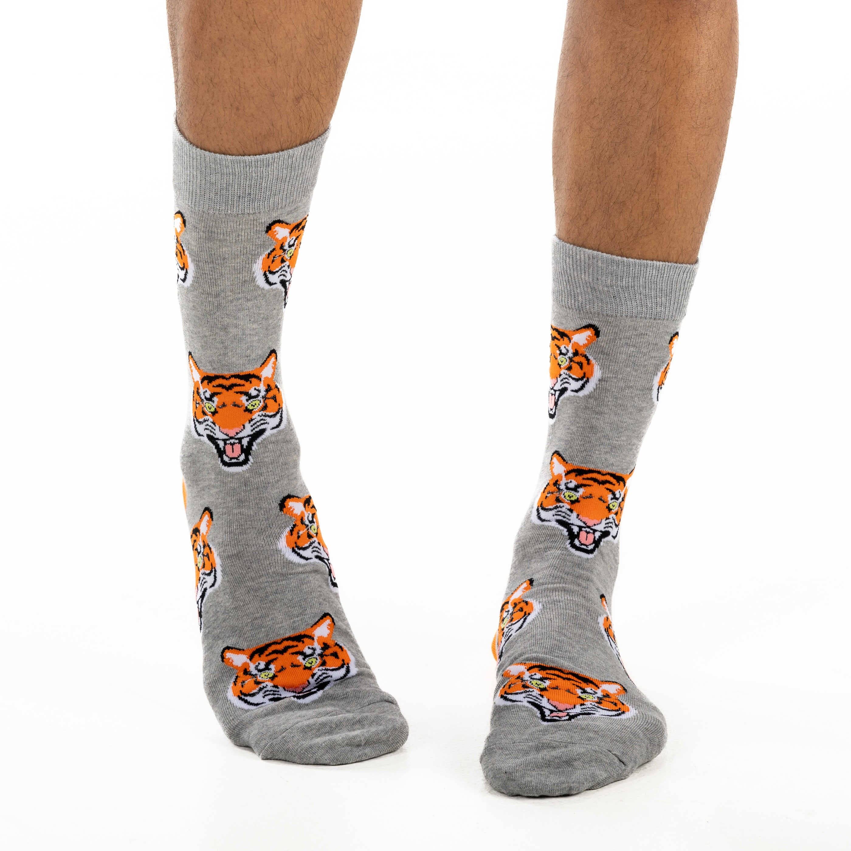 Grey Tigers Socks - M/L