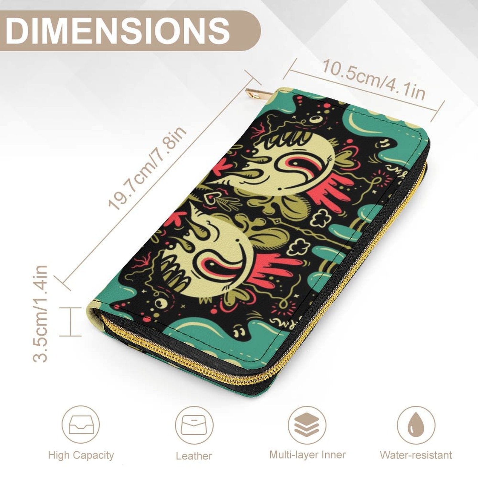 Why Not? Zippered Wallet