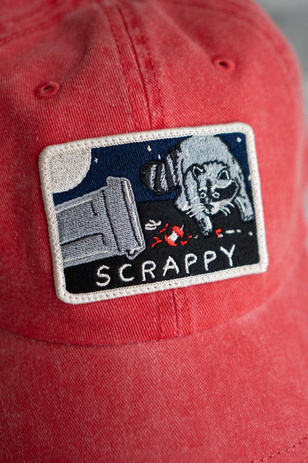 Scrappy Raccoon Sticky Patch