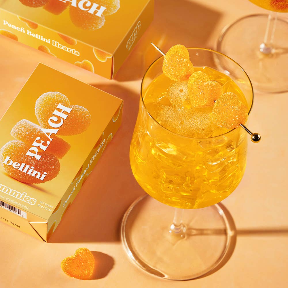 Peach Bellini Gummies - Cocktail Inspired