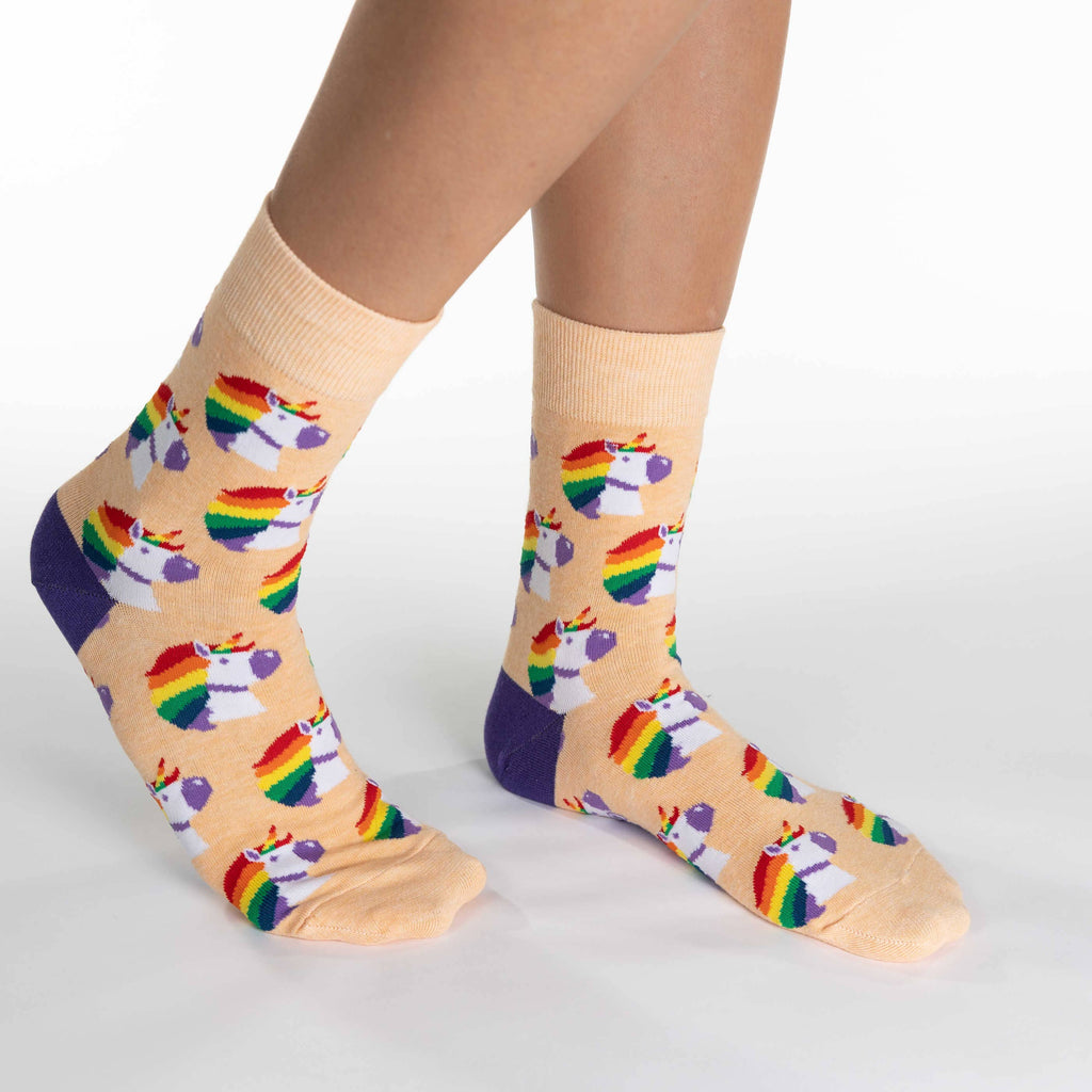 Rainbow Unicorn Socks - S/M