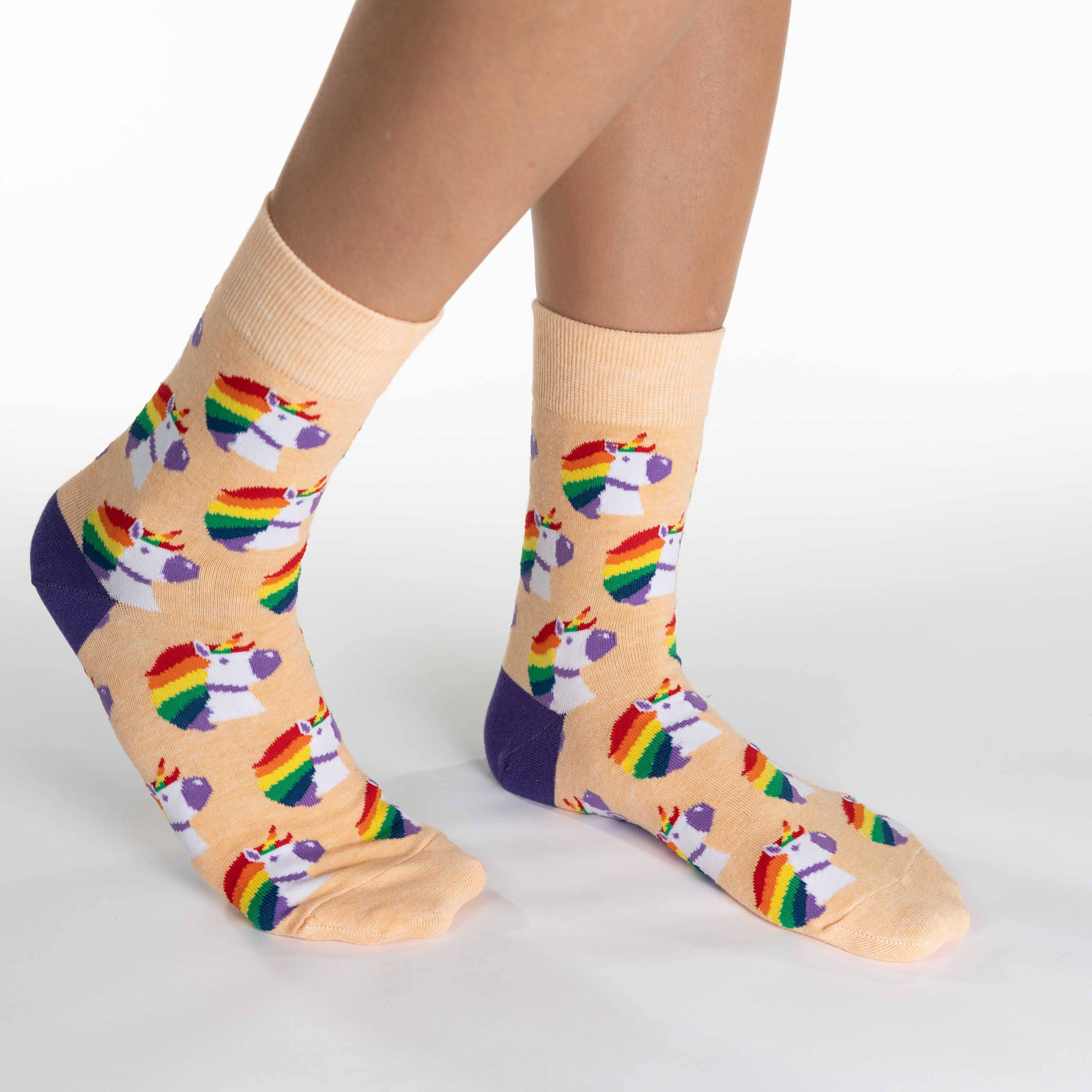 Rainbow Unicorn Socks - S/M