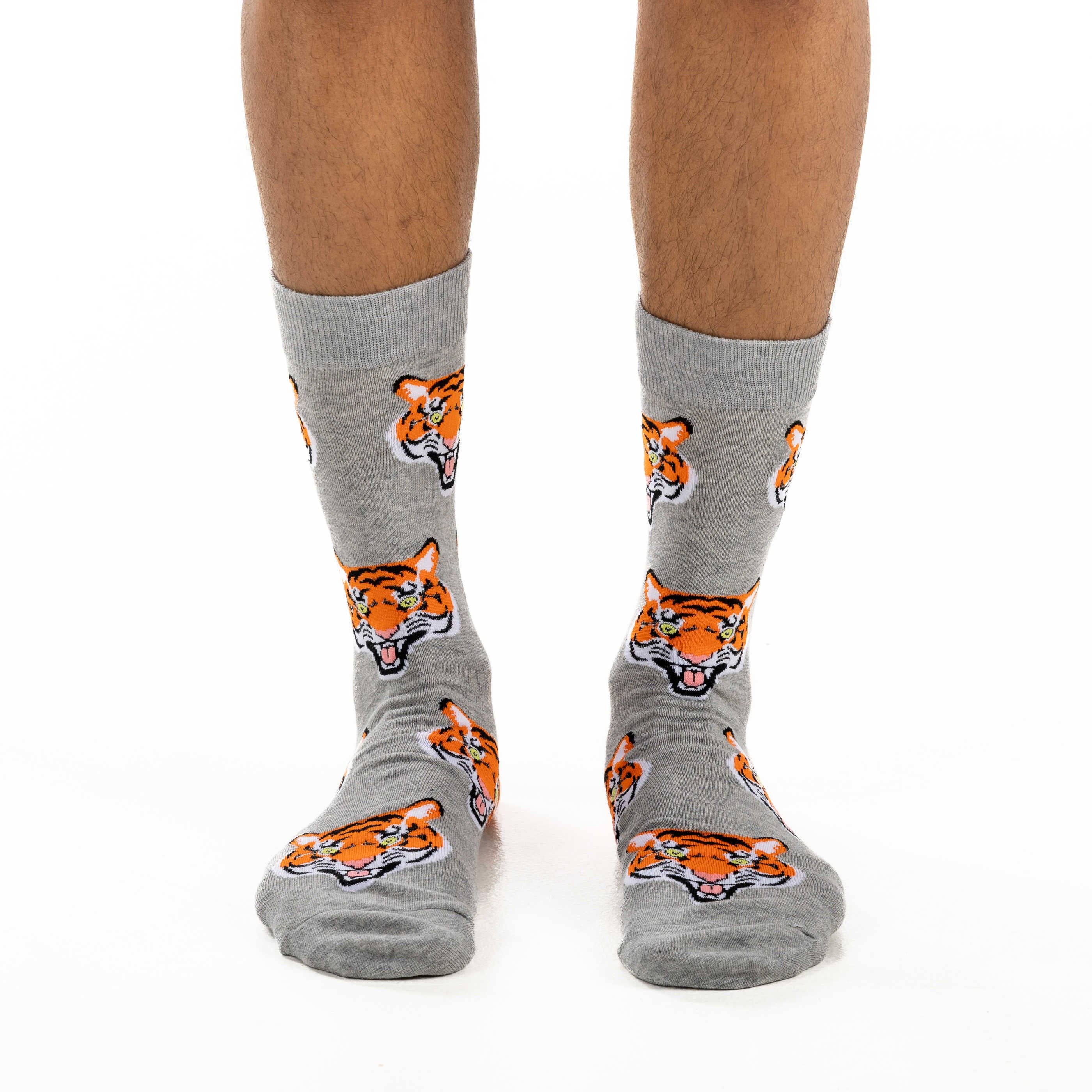 Grey Tigers Socks - M/L