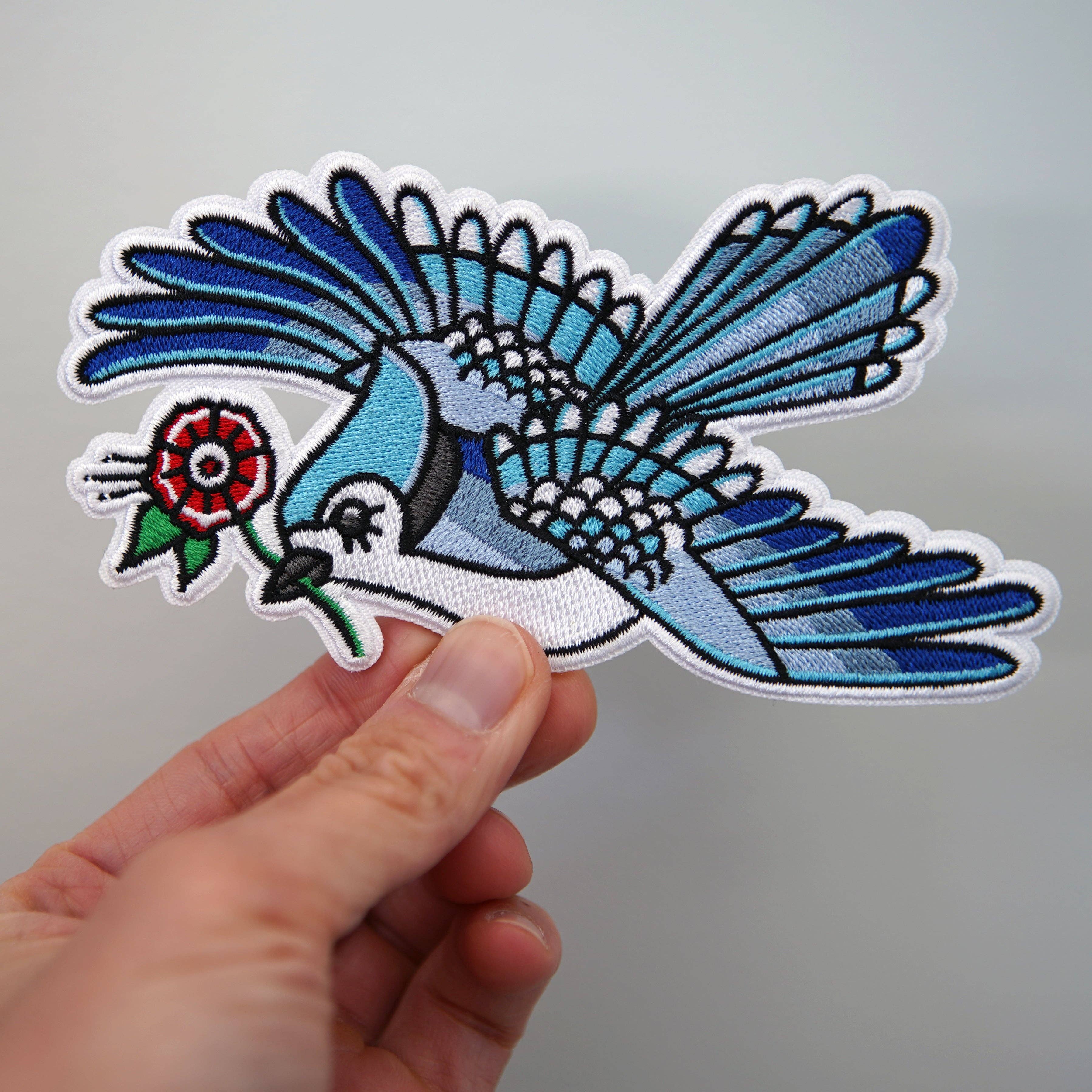 Large Blue Jay Patch - Go Jays!!