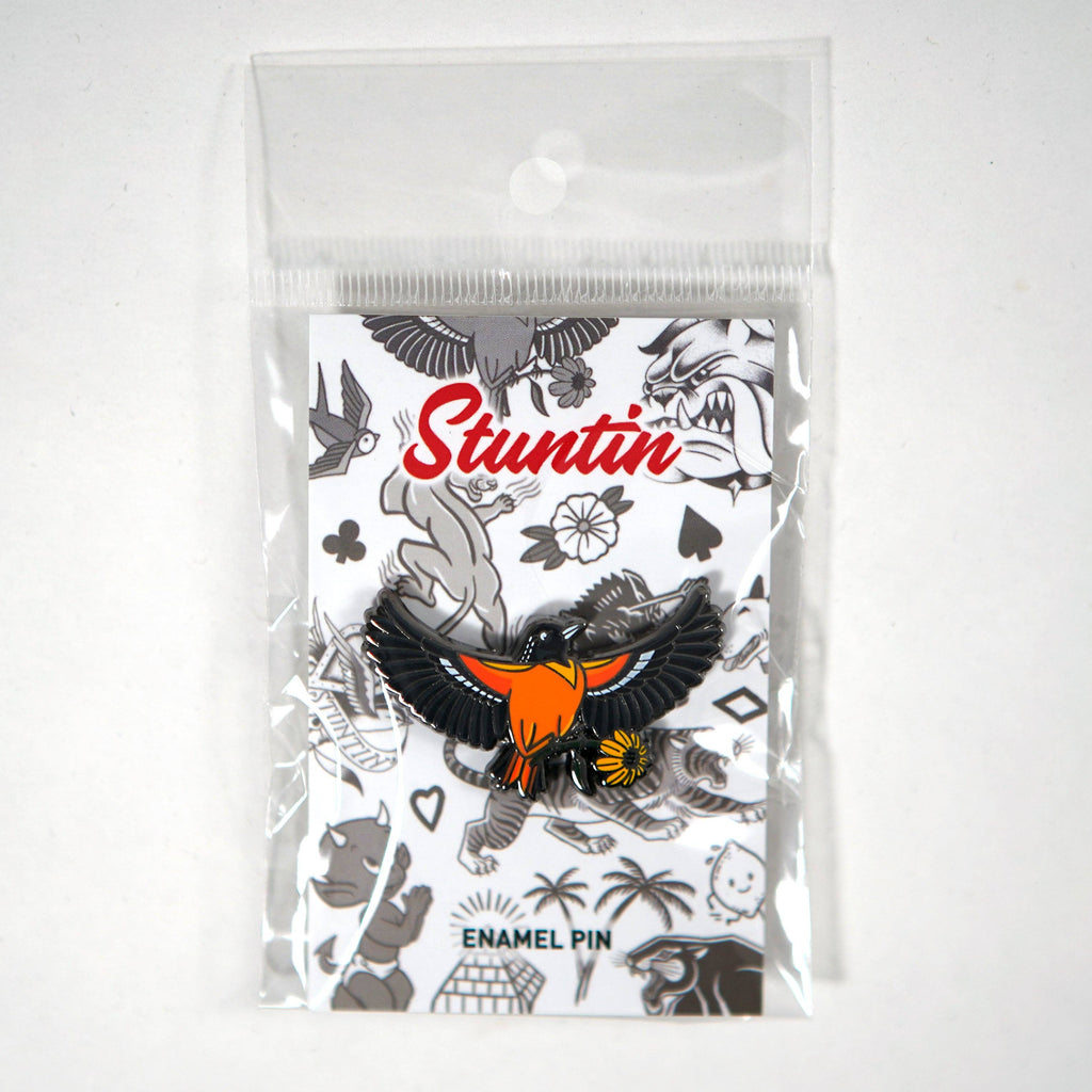 Oriole Enamel Pin