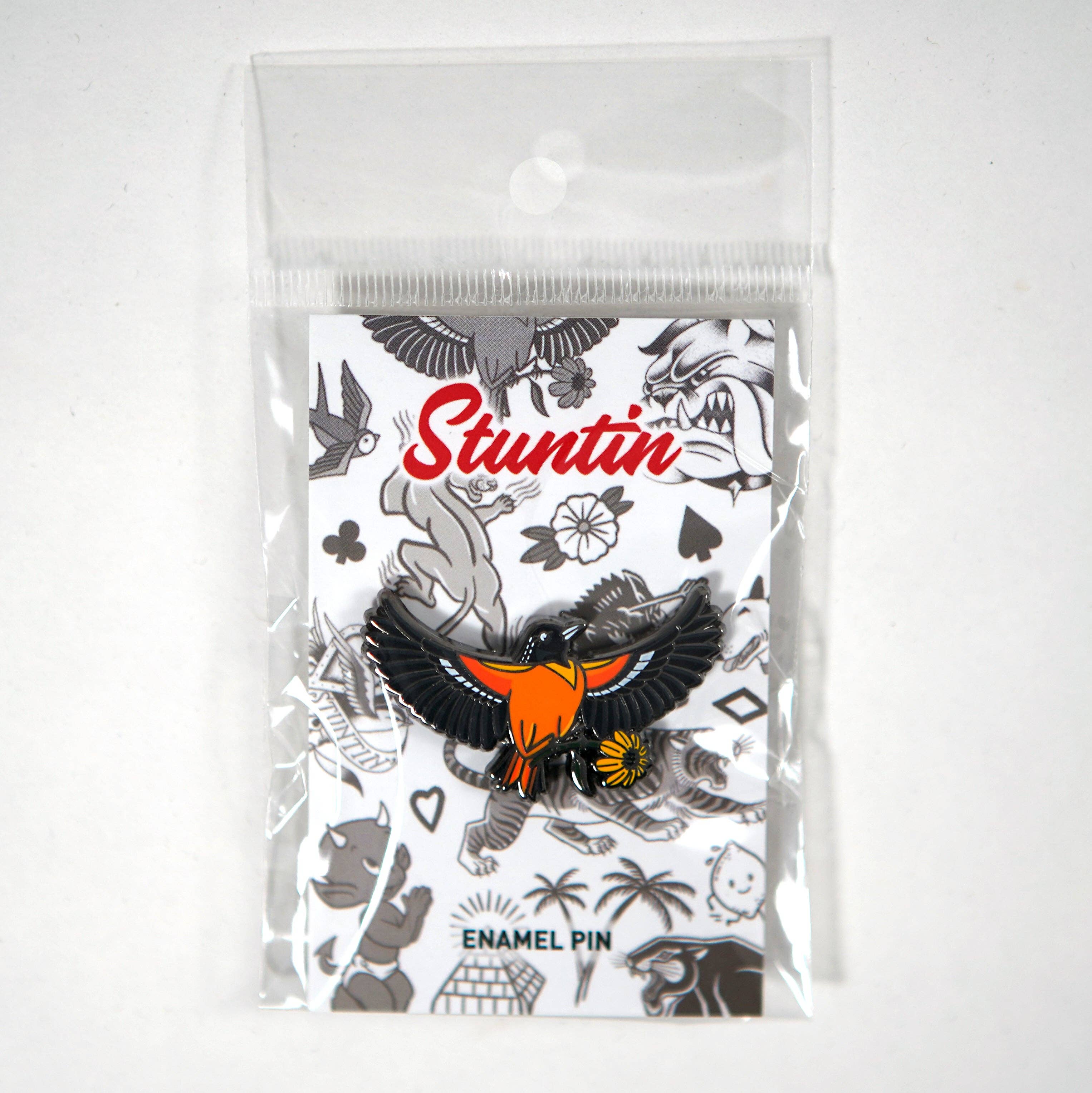 Oriole Enamel Pin
