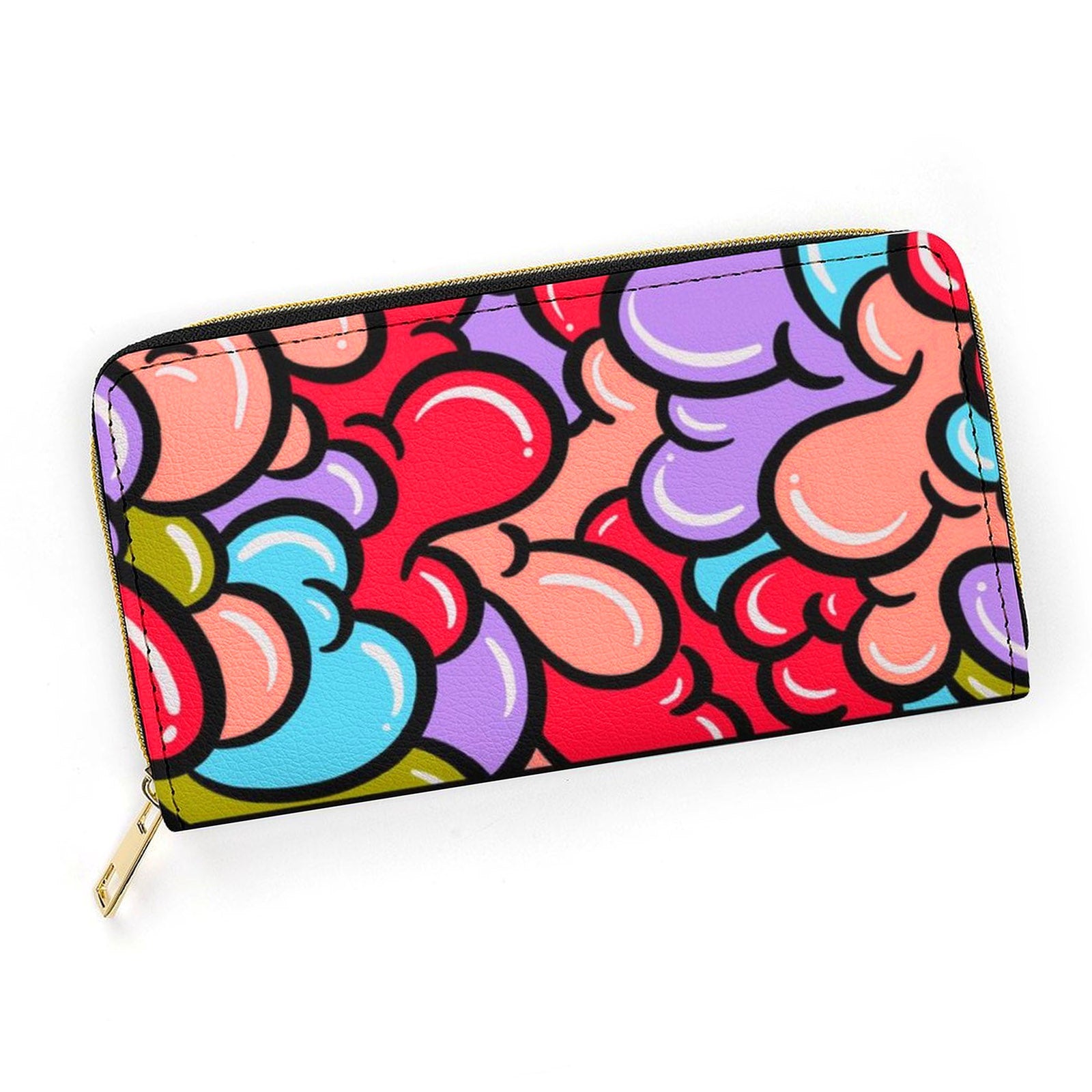 Cheery Gloop Zippered Wallet