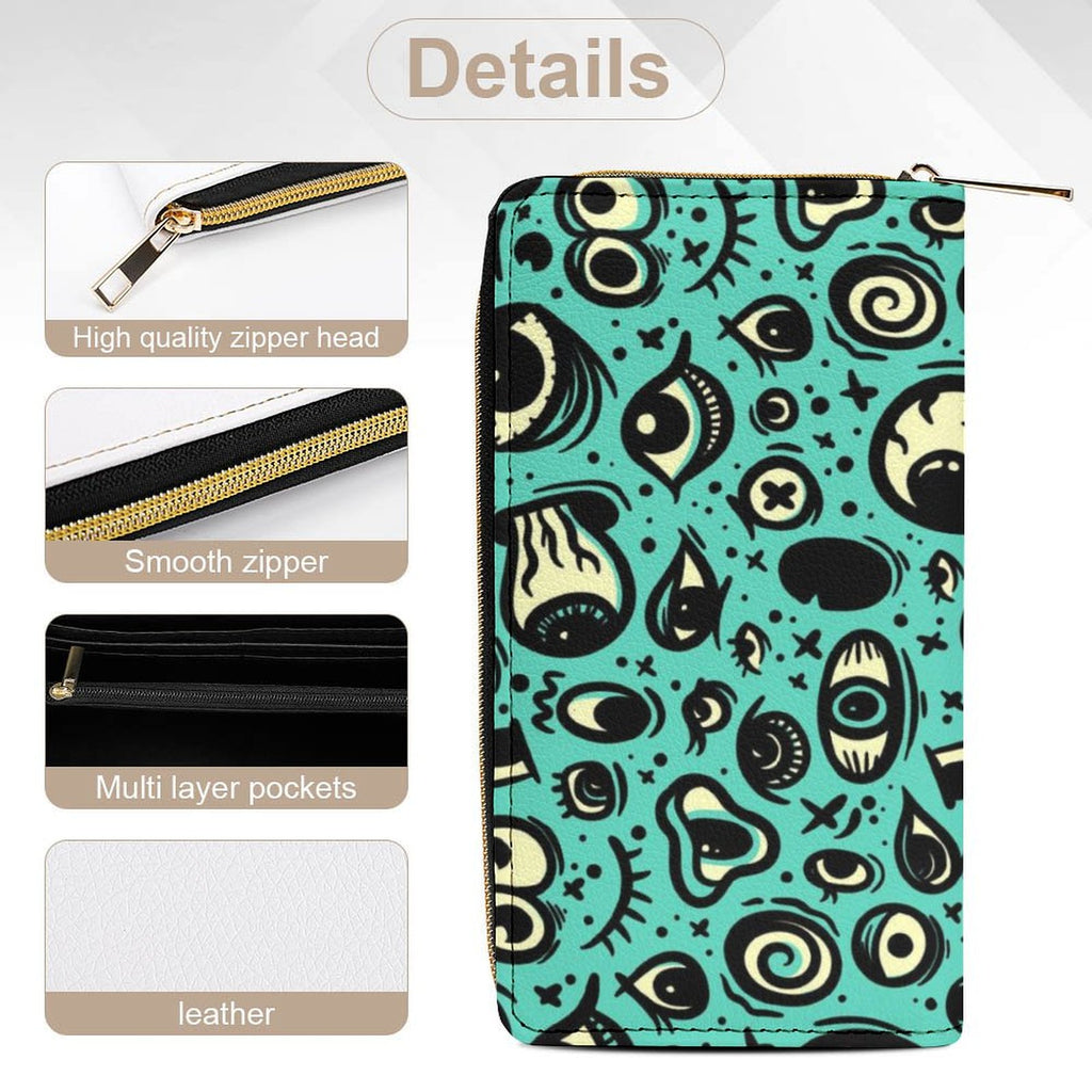 Eyeballs! Zippered Wallet