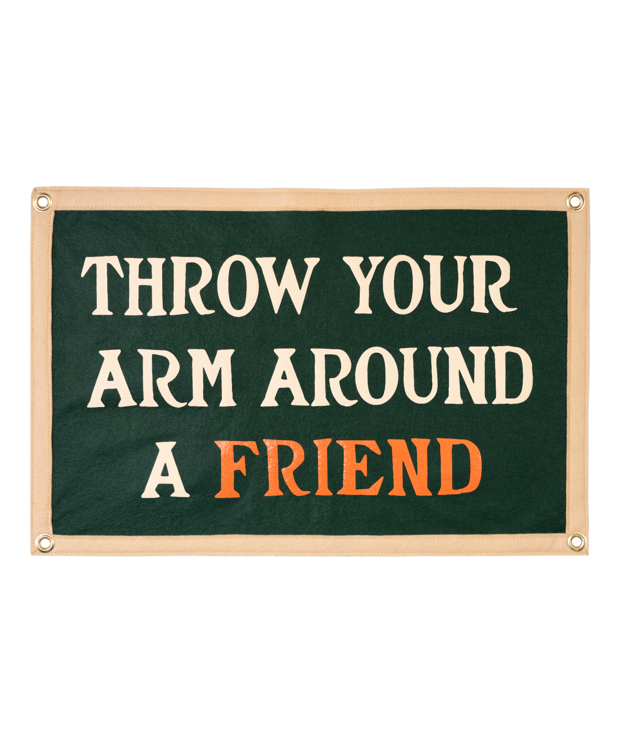 Throw Your Arm Around A Friend Camp Flag • Billy Strings