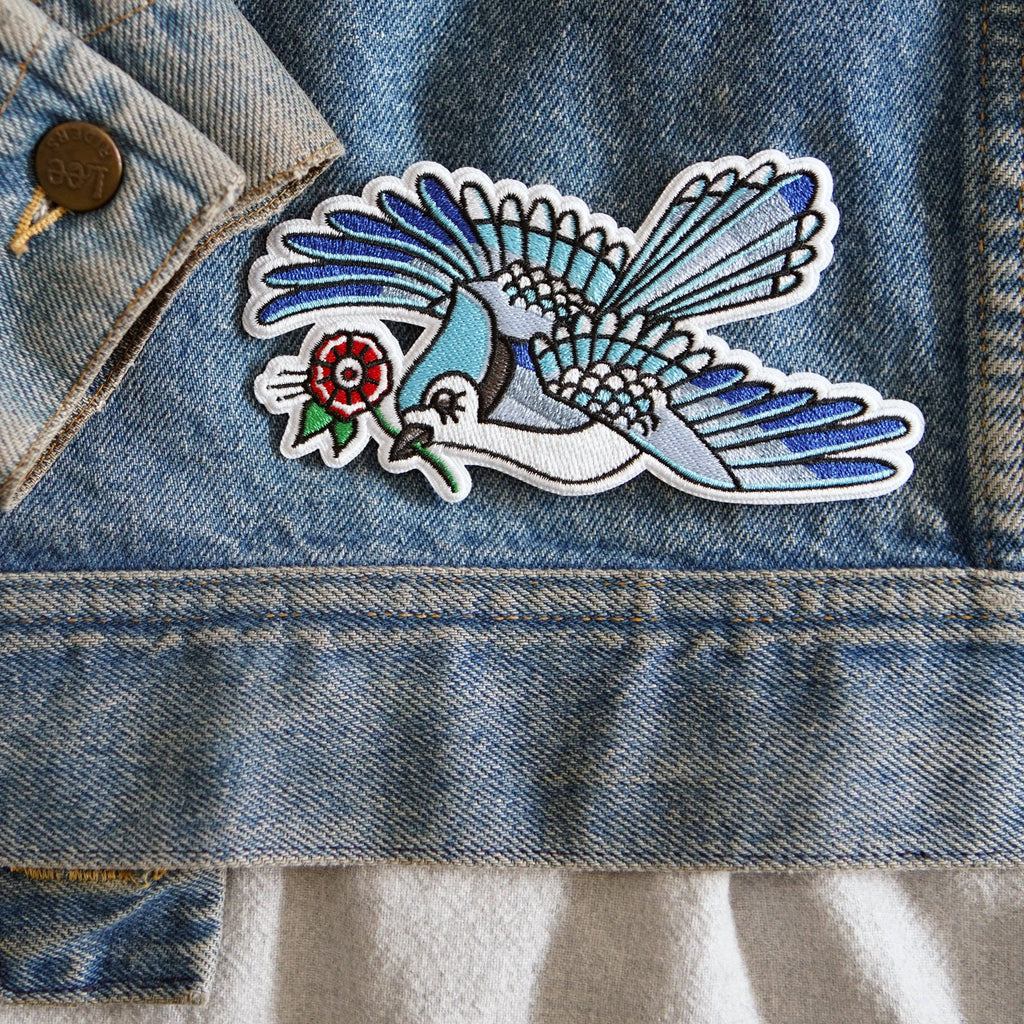 Large Blue Jay Patch - Go Jays!!