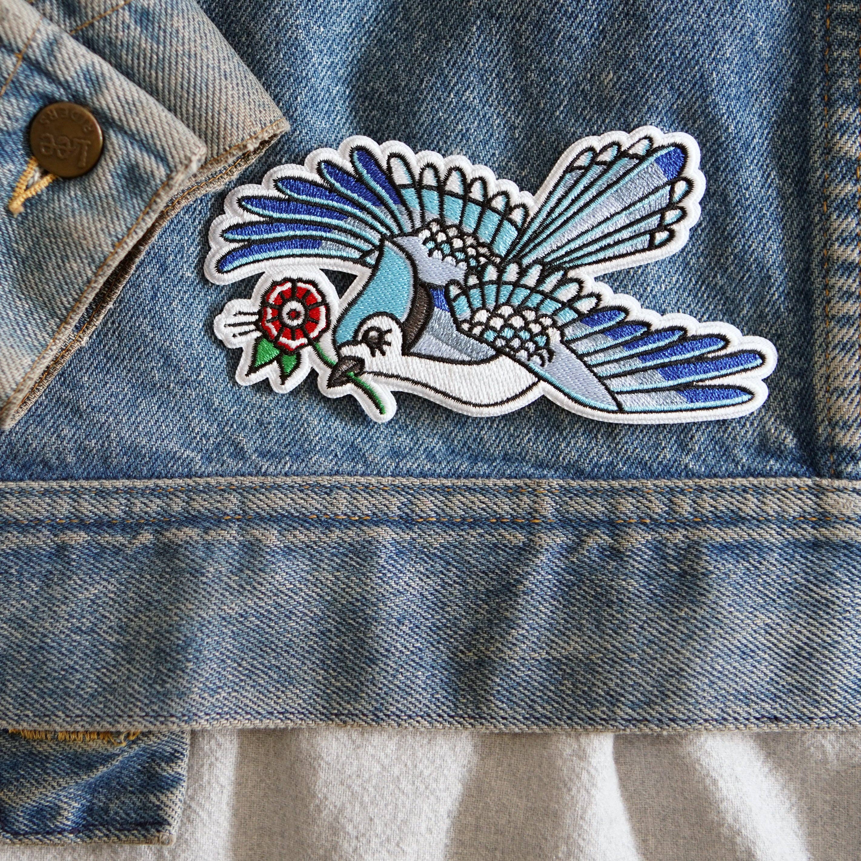 Large Blue Jay Patch - Go Jays!!