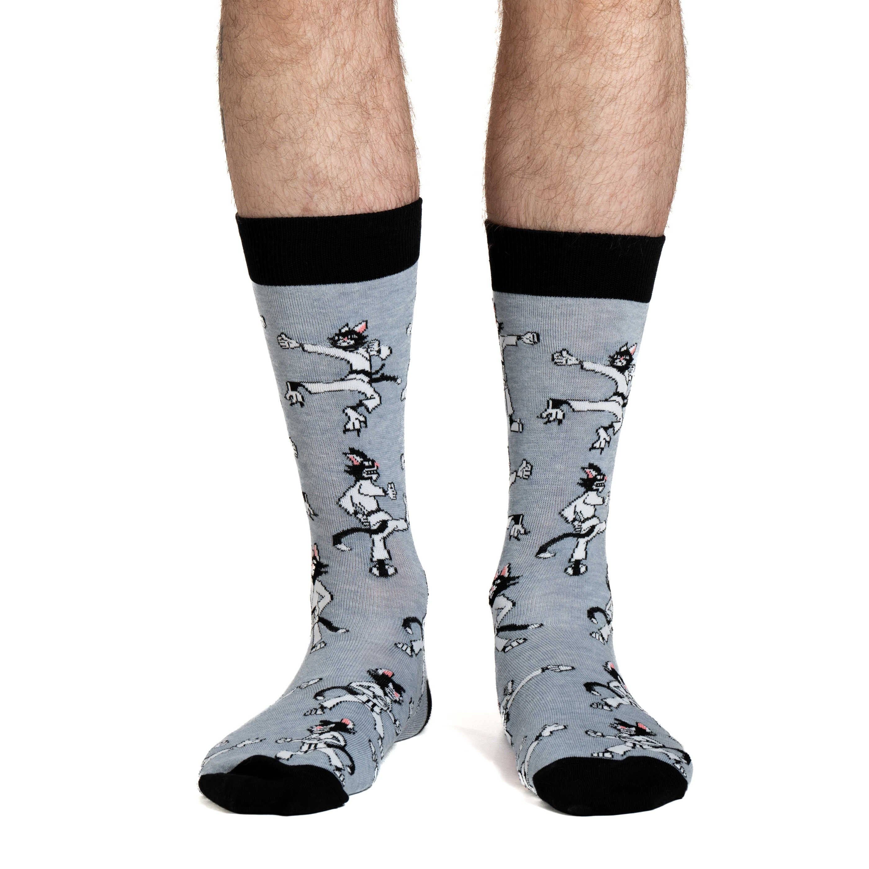 Karate Cats Socks - M/L
