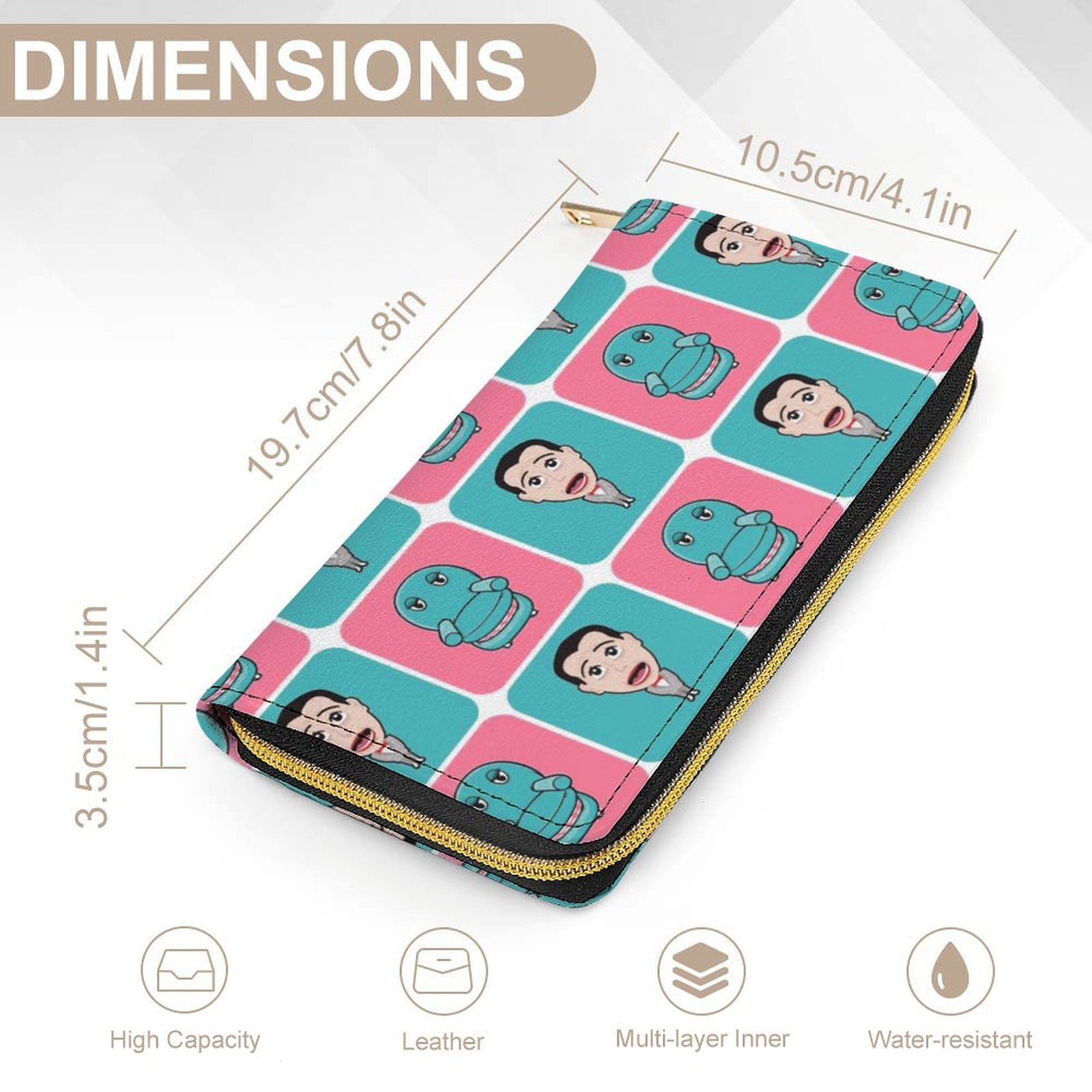 Peewee+Chairry Zippered Wallet