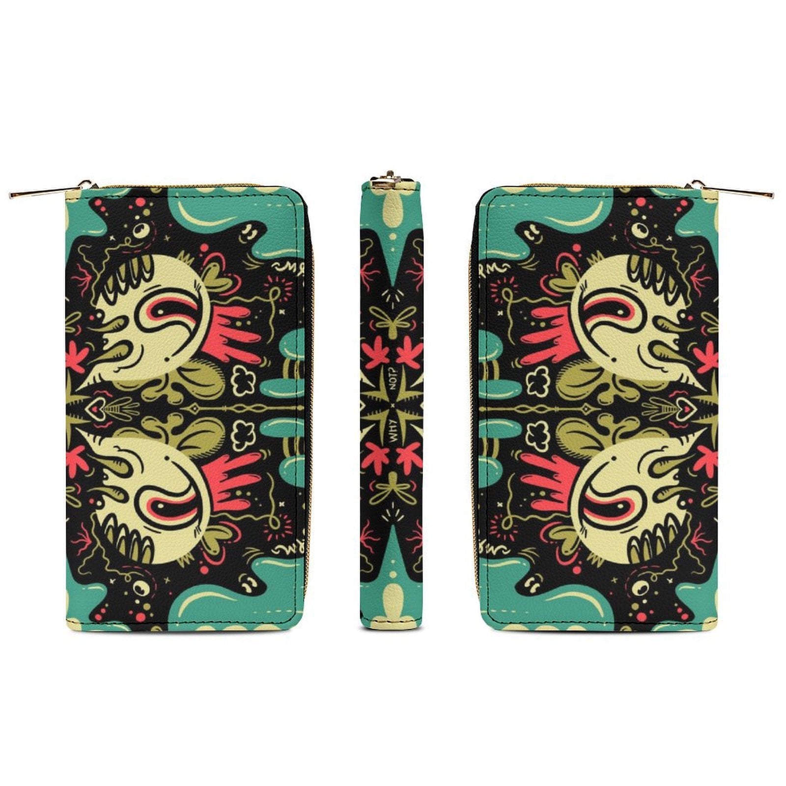 Why Not? Zippered Wallet