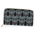 Grey Kaiju Zippered Wallet