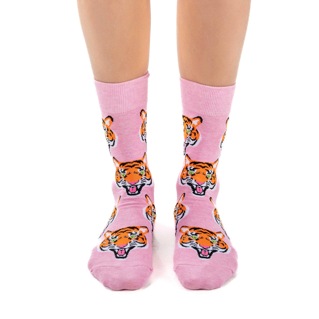 Pink Tiger Socks - S/M