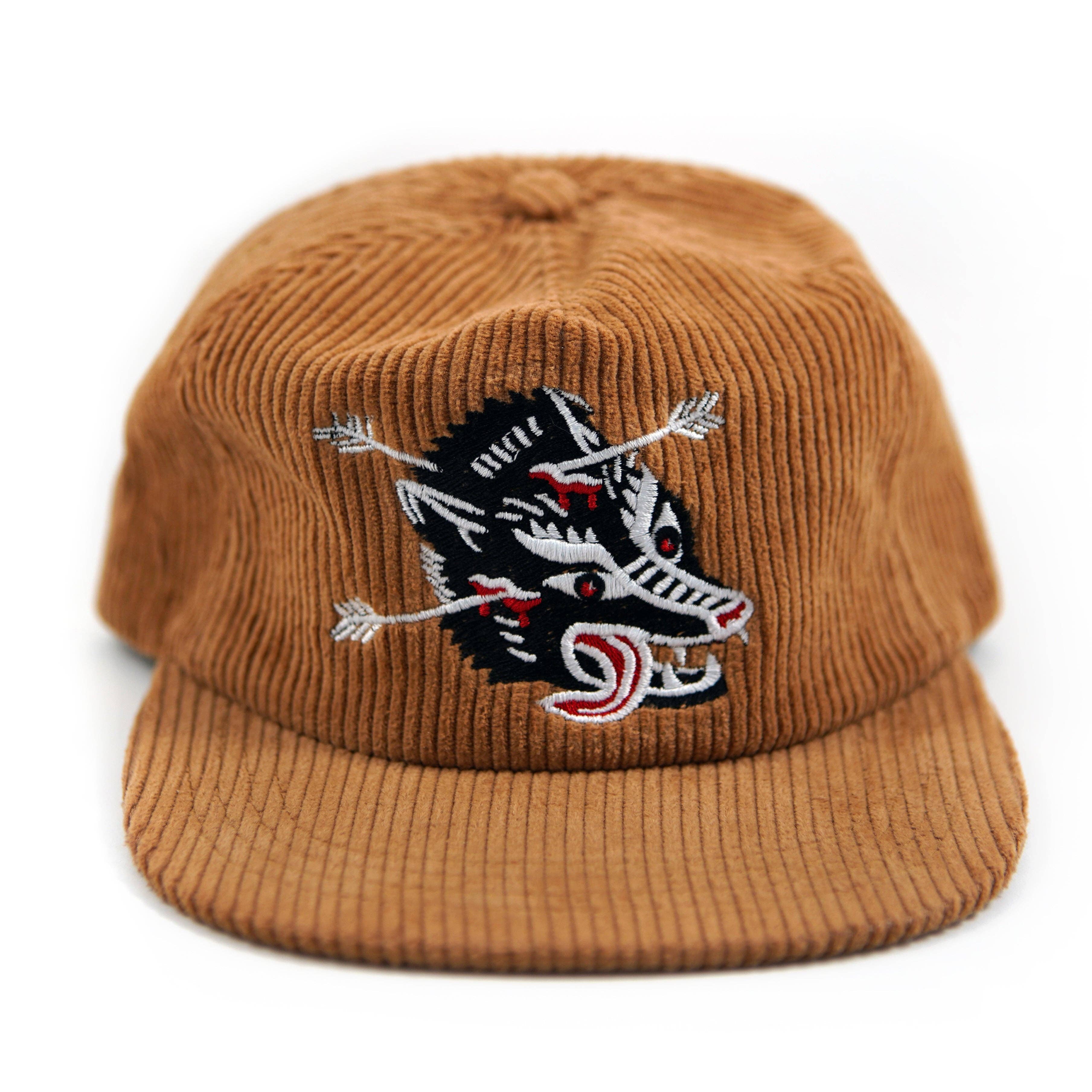 Wolf Corduroy Hat
