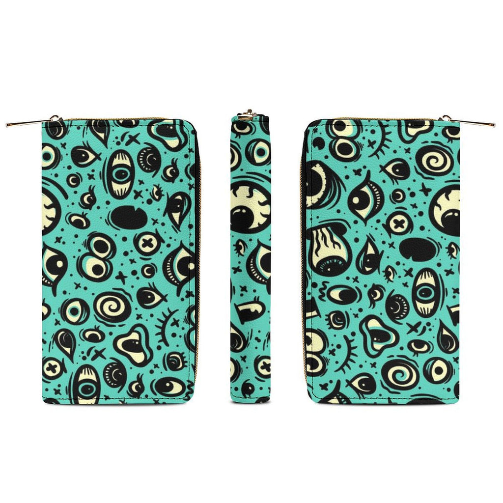 Eyeballs! Zippered Wallet