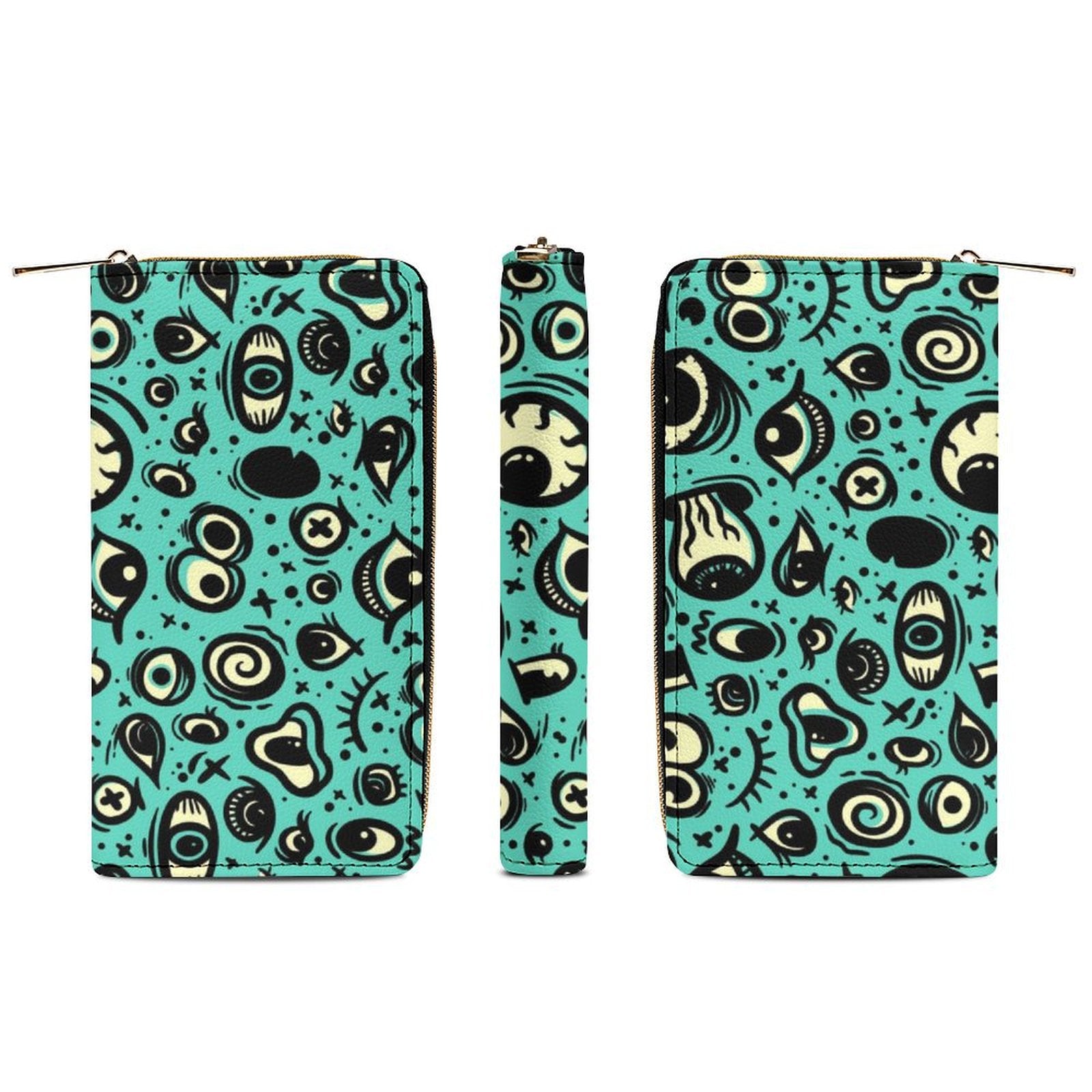 Eyeballs! Zippered Wallet