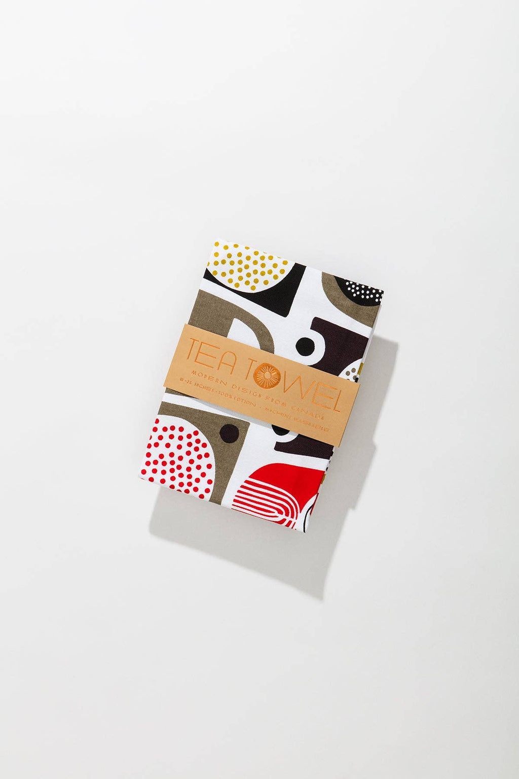 Geometric Tulips Tea Towel