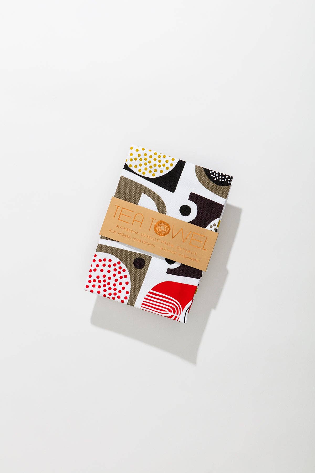 Geometric Tulips Tea Towel