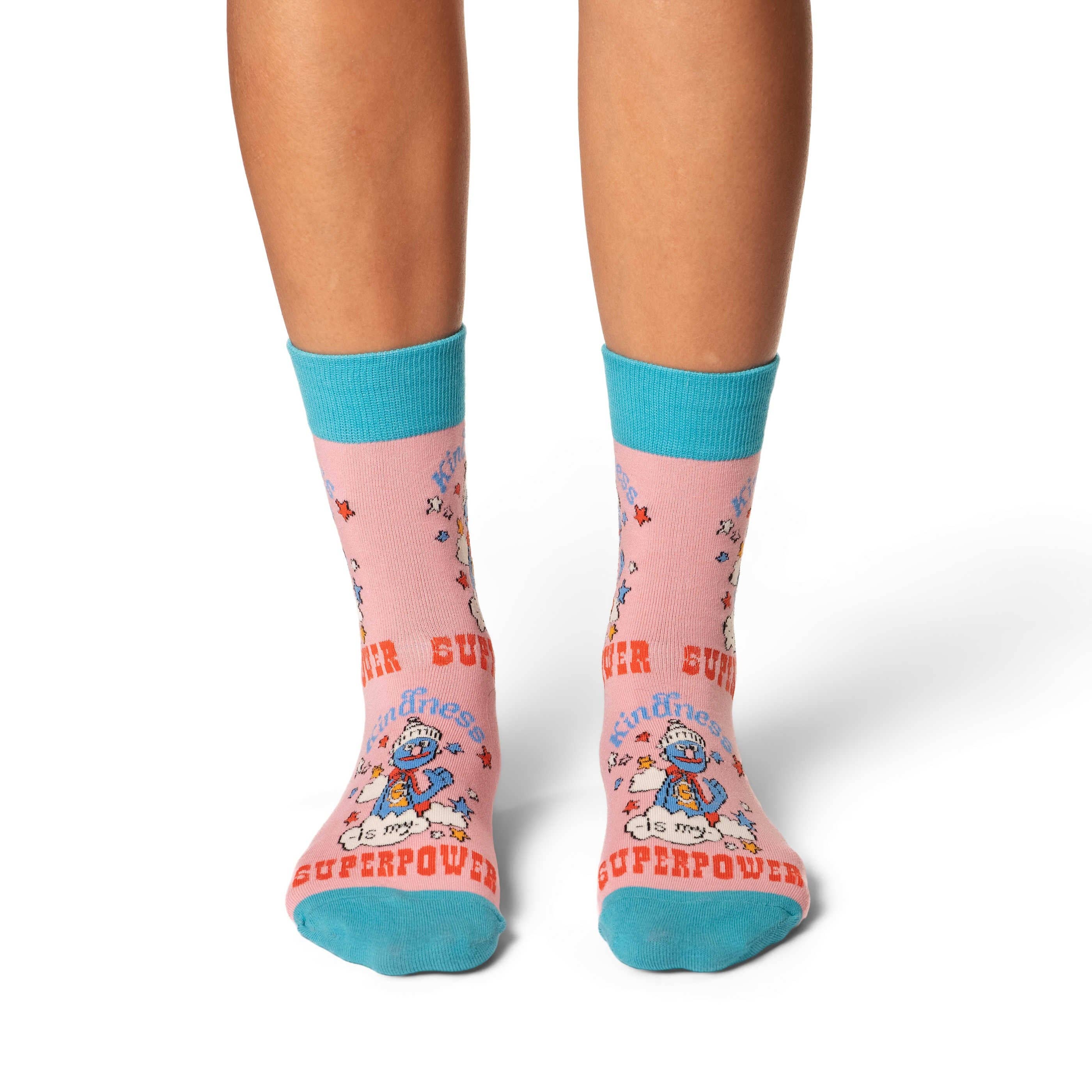 Kindness Superpower Socks - S/M
