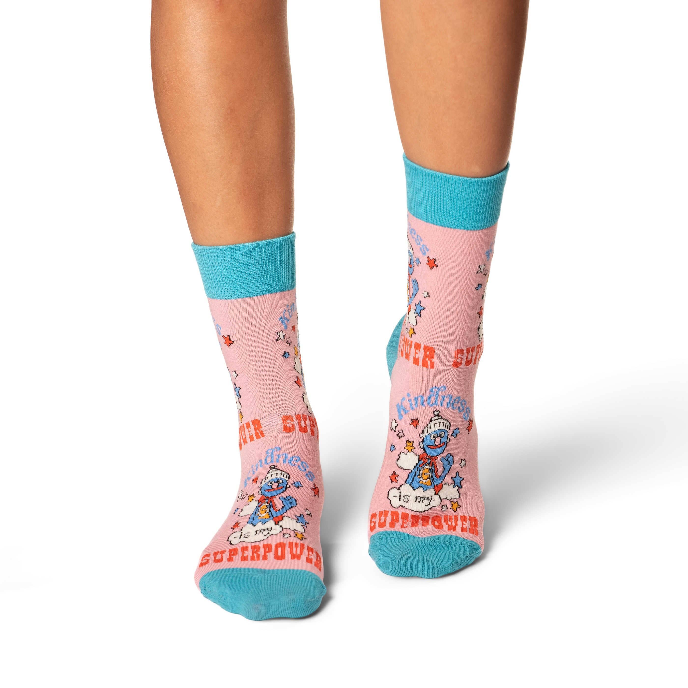 Kindness Superpower Socks - S/M