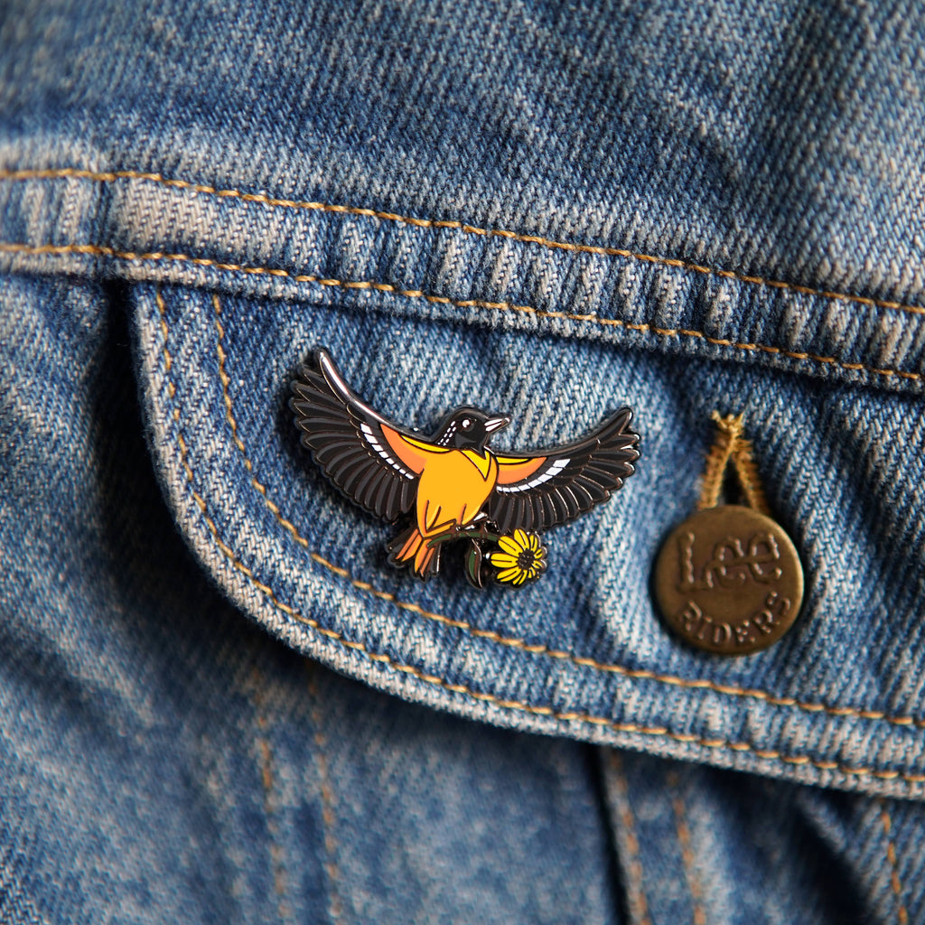 Oriole Enamel Pin