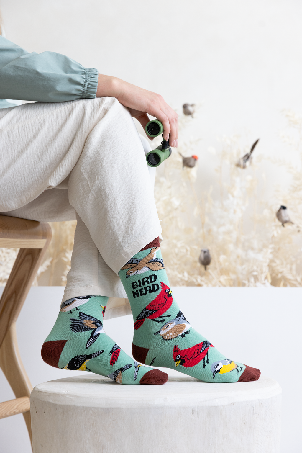 Bird Nerd Socks - S/M