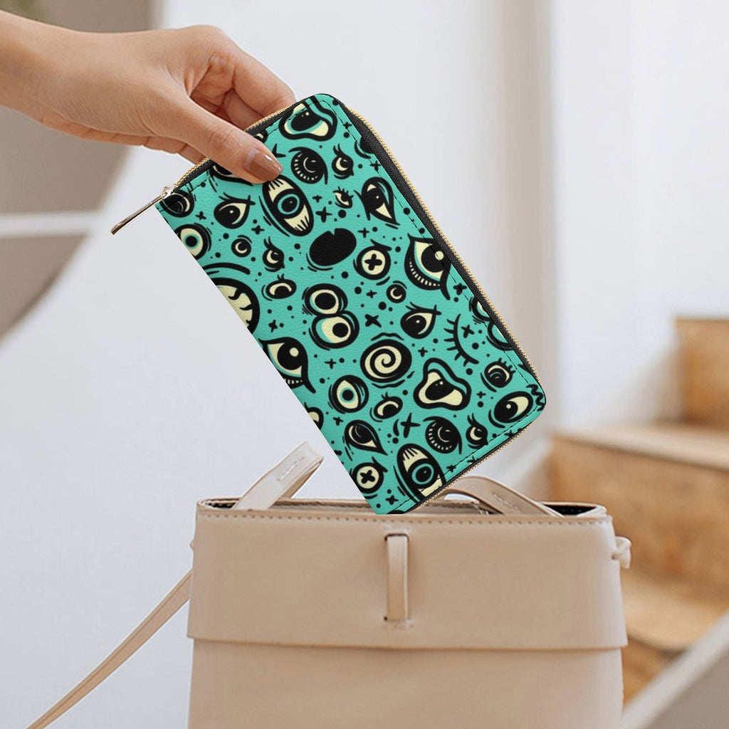 Eyeballs! Zippered Wallet