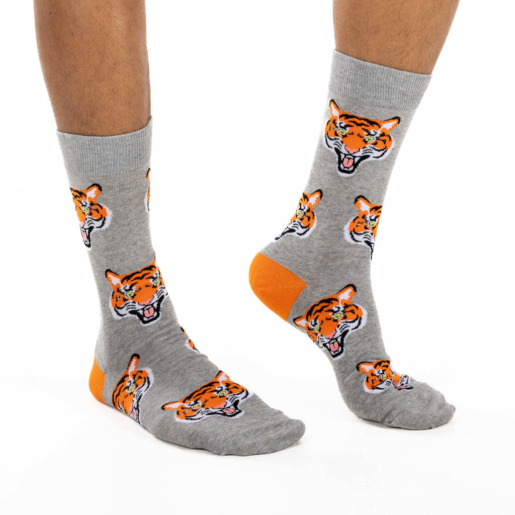Grey Tigers Socks - M/L