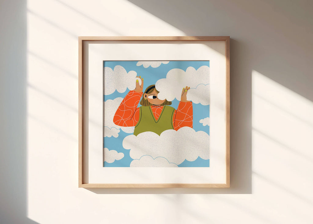 Head in the Clouds Print - 8x10