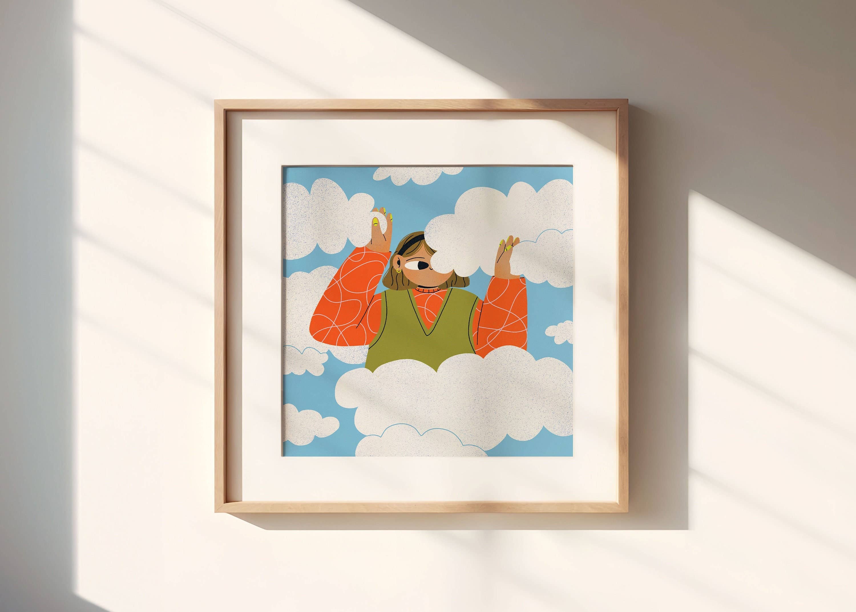 Head in the Clouds Print - 8x10