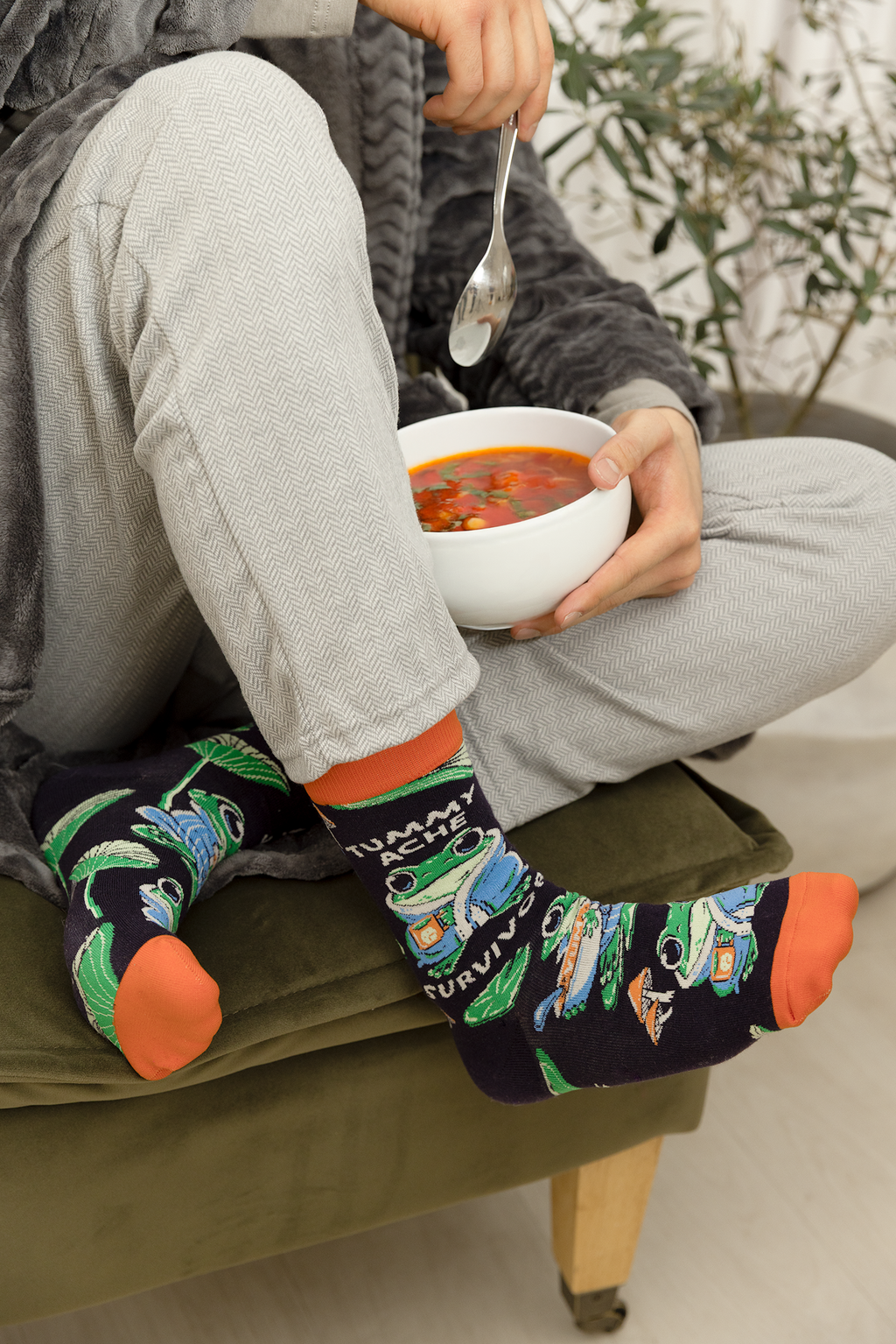Tummy Ache Survivor Socks - M/L