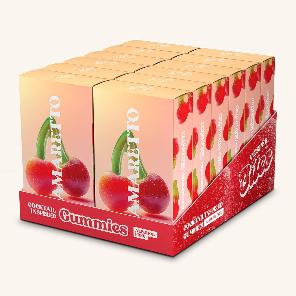 Amaretto Cherry Gummies - Cocktail Inspired