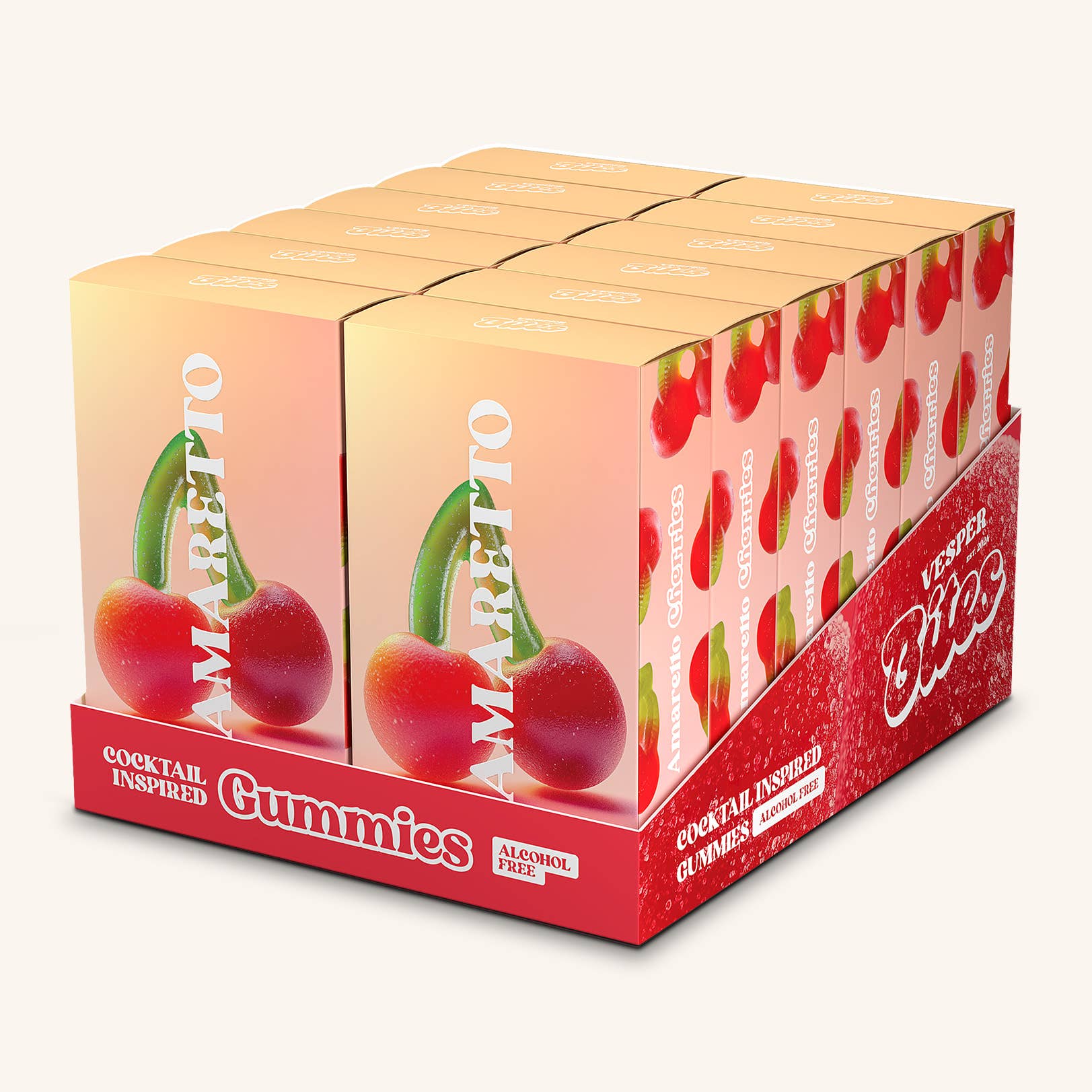 Amaretto Cherry Gummies - Cocktail Inspired