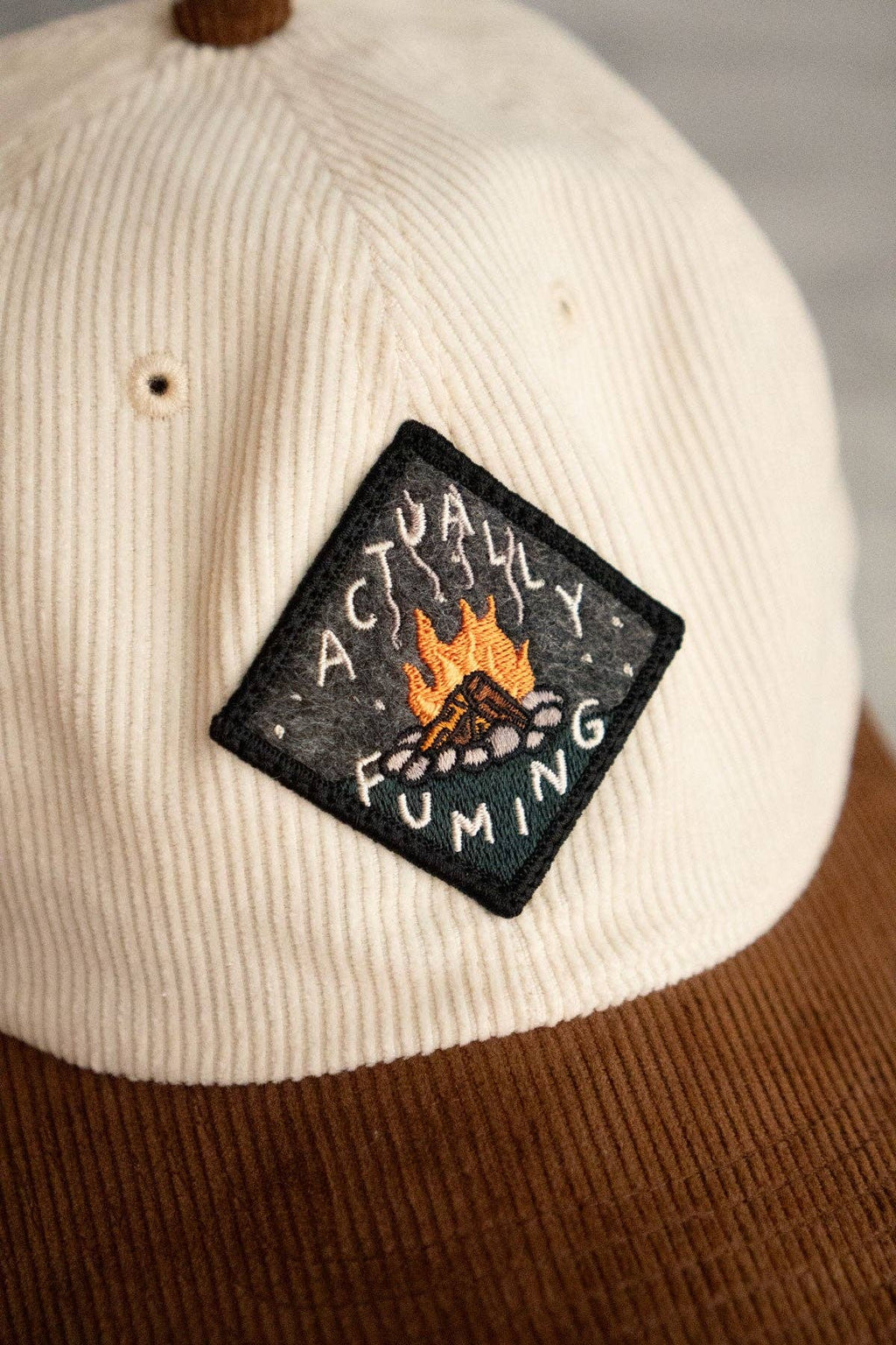 Actually Fuming - Felt Sticky Patch