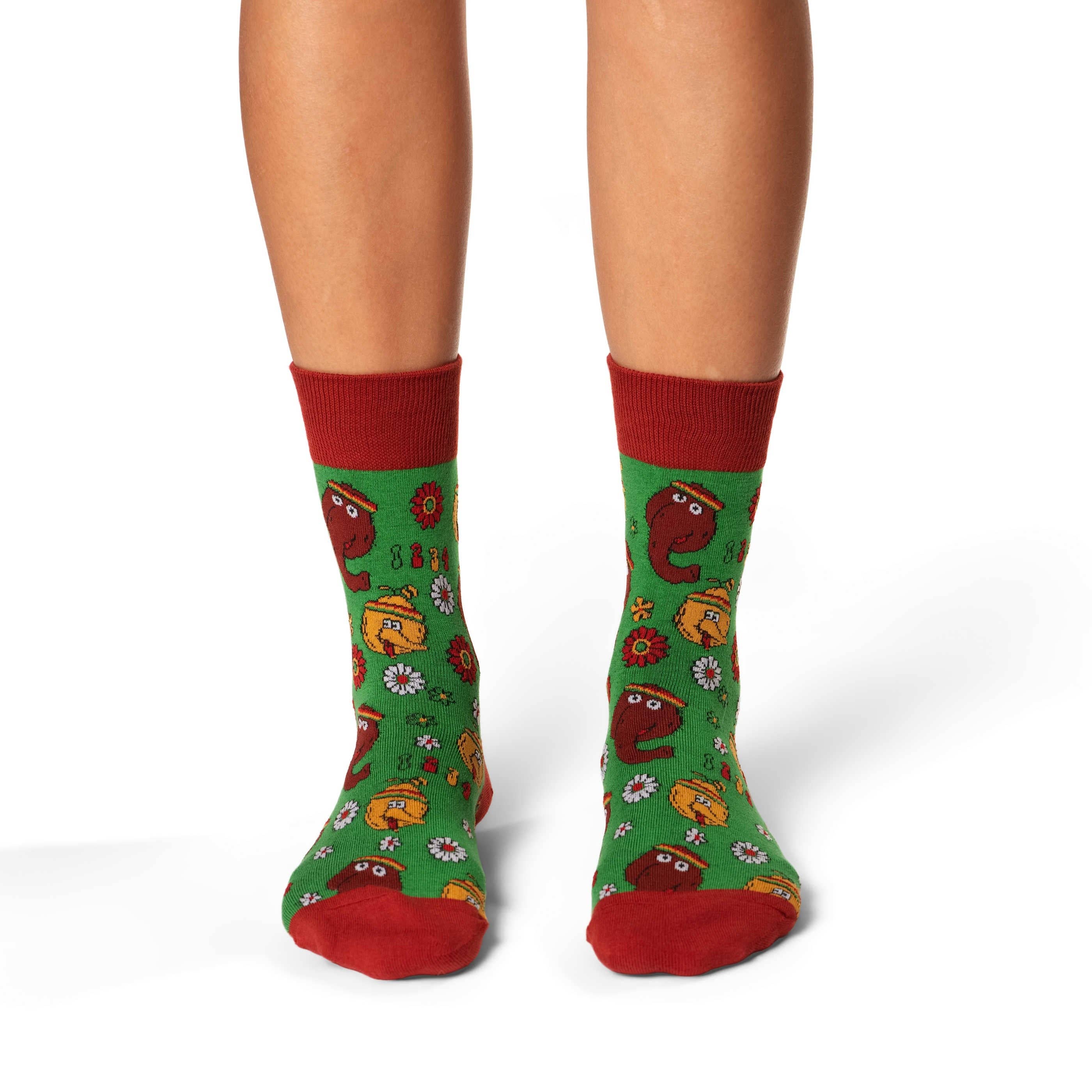 Snuffleupagus Socks - S/M