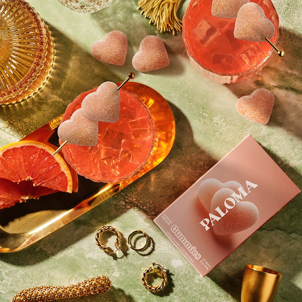 Paloma Heart Gummies - Cocktail Inspired