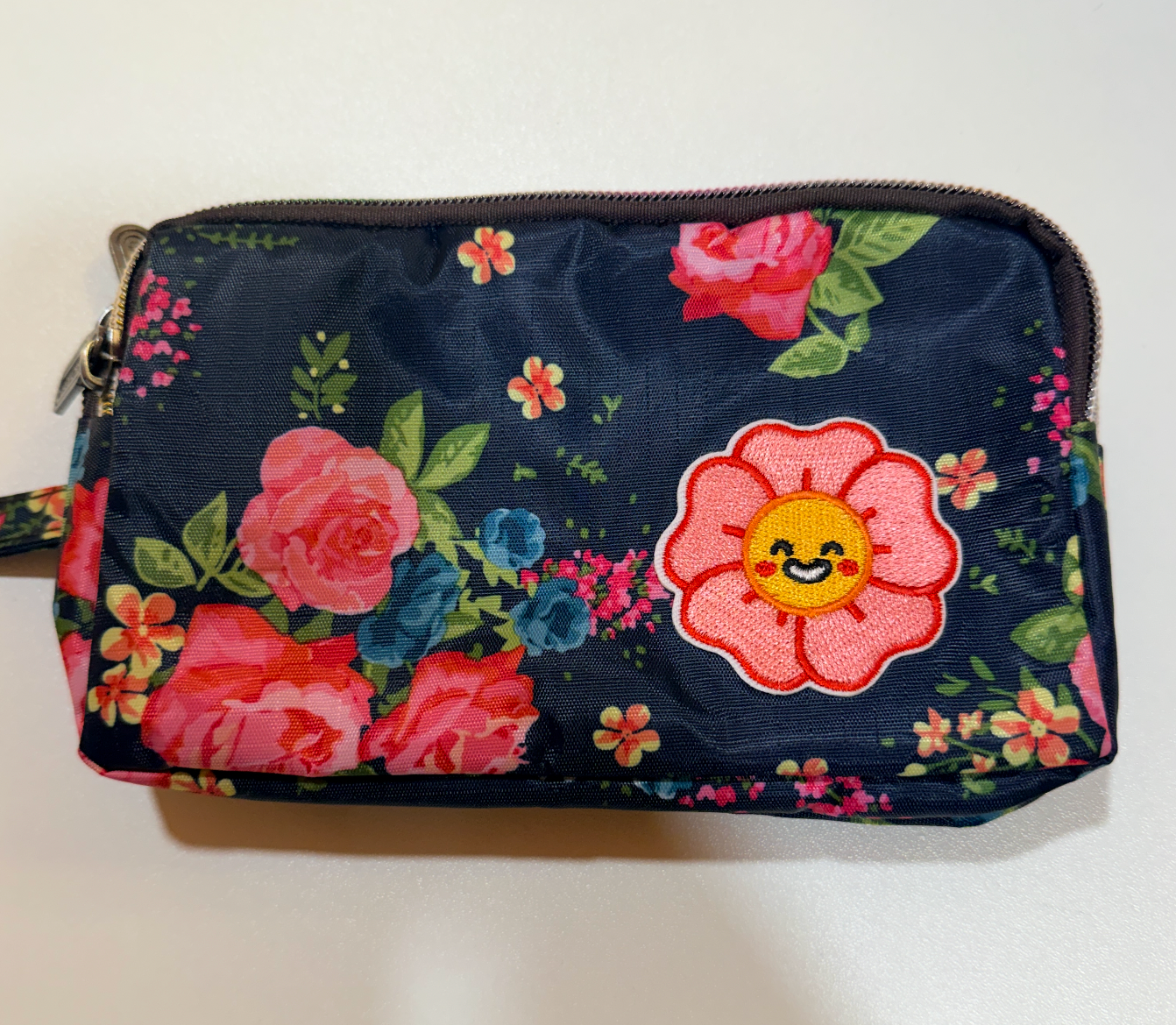 Cheery Flower Wristlet