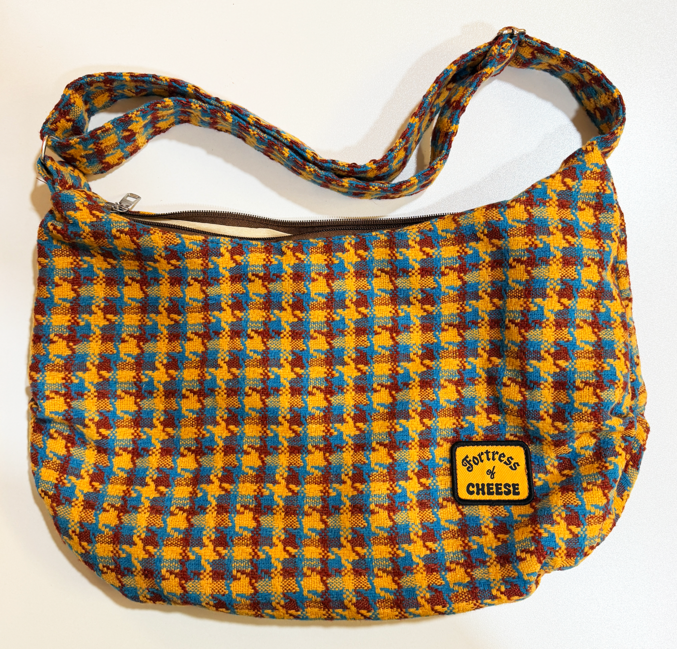 FOC Plaid Shoulder Bag