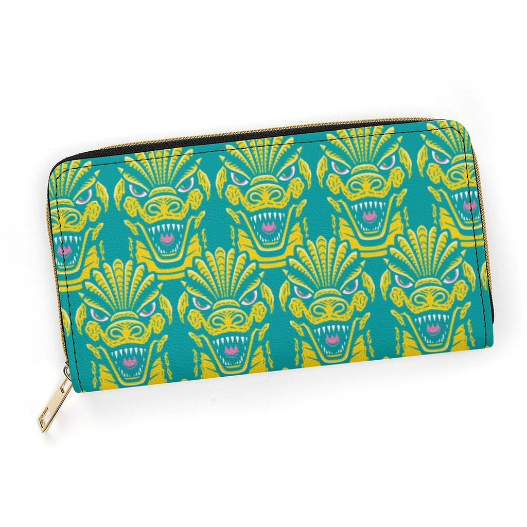 Technicolor Kaiju Zippered Wallet