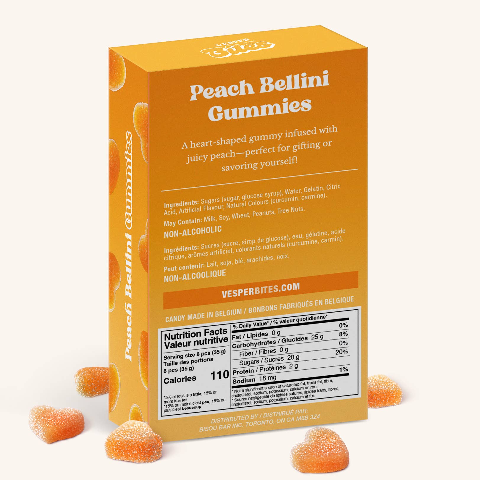 Peach Bellini Gummies - Cocktail Inspired